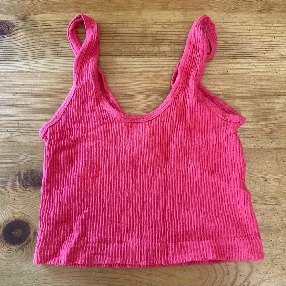 Out from under Drew seamless ribbed bra crop tank top - Picture 2 of 4